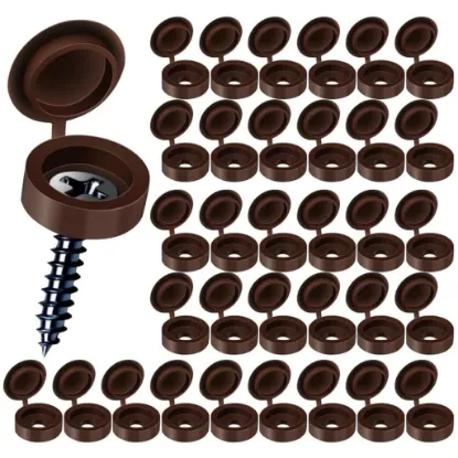 صورة براغي للاكسسوار مع غطاء بني