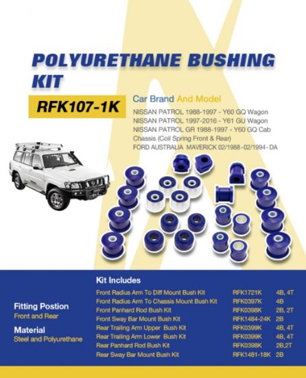 صورة كت بوش فورويل نيسان باترول Y60 - Y61