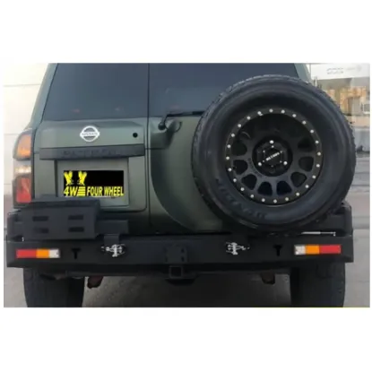 صورة دعامية خلفية نيسان باترول Y61 فتك + علاق سبير + دبل علاق جركل