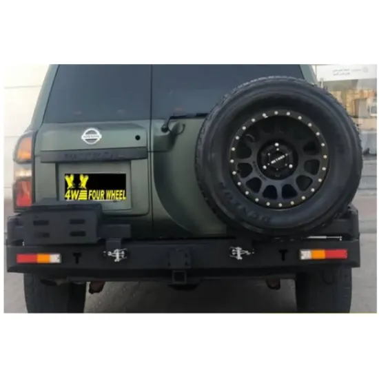 صورة دعامية خلفية نيسان باترول Y61 فتك + علاق سبير + دبل علاق جركل