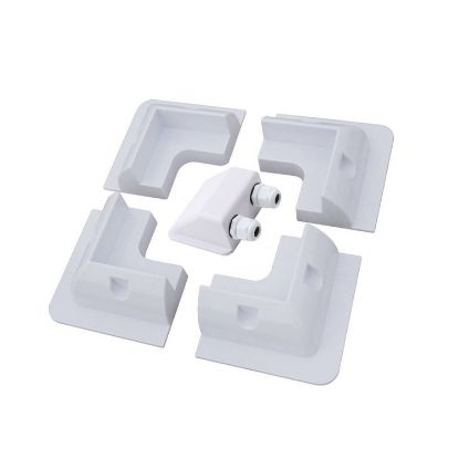 صورة قاعدة تثبيت الواح طاقة شمسية 5 قطع ابيض