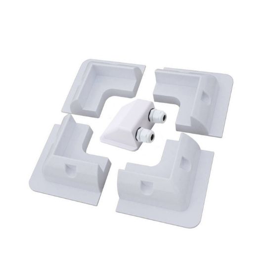 صورة قاعدة تثبيت الواح طاقة شمسية 5 قطع ابيض